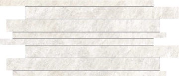 Quarzi Muretto J87325 - White, Naturale, 30x60cm, 9.50mm, Not rectified