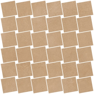 Cruda Mosaico Stucco J92757 - Sabbia, Naturale, 30x30cm, 8.50mm, not-rectified