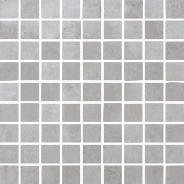 Caementum mosaico monocolore 81 Griseo, Naturale, 30x30cm, 9.00mm, Not rectified