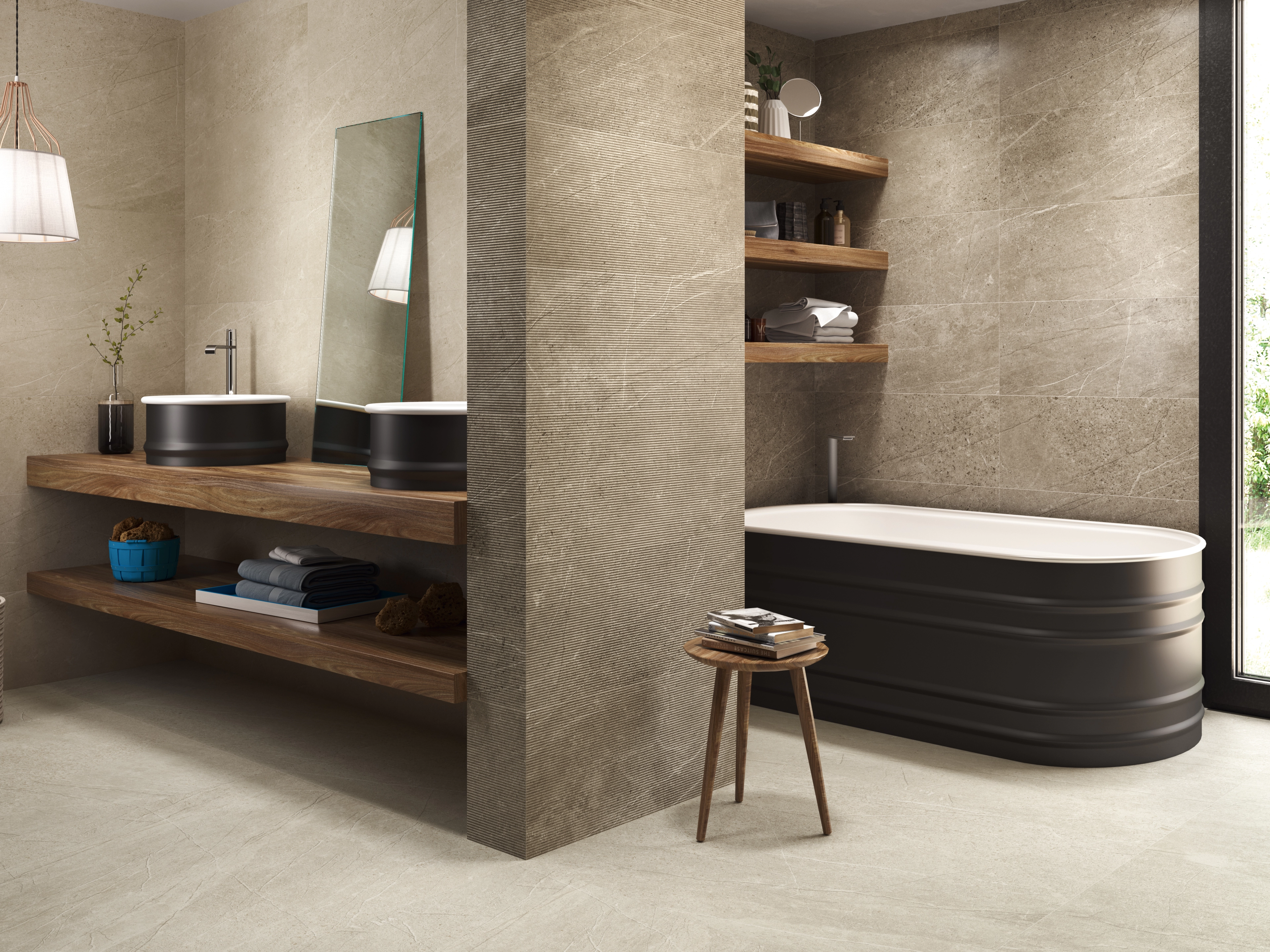 PorcelaniteDos Trevi, Marble