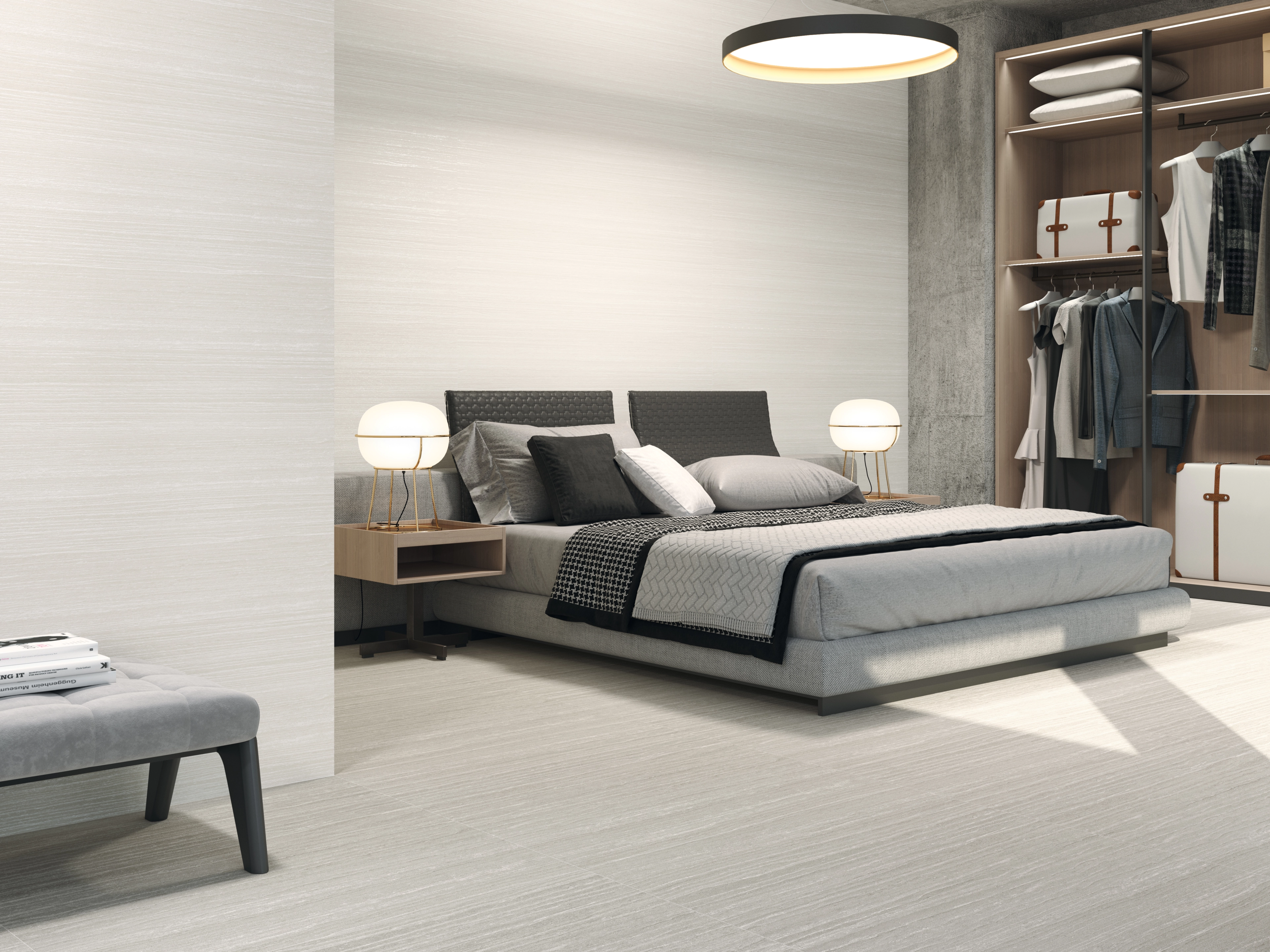 PorcelaniteDos Tivoli, Fabric; Marble