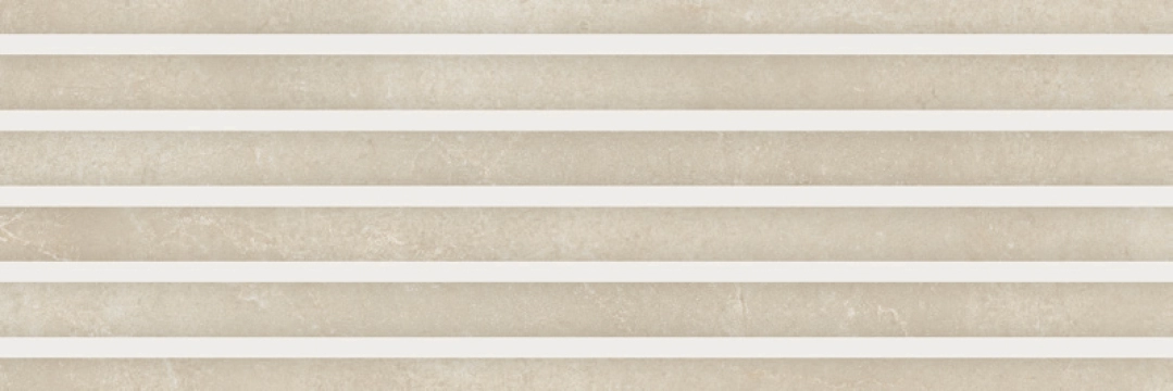 Tokio Relieve 9523 - Stone Almond, Natural, 30x90cm, 10.00mm, Rectified
