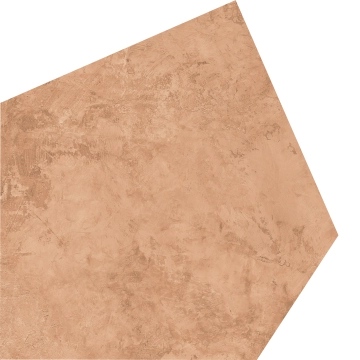 Aromas Large Pentagon 9AROMCINNLARPENMAT - Cinnamon, Mat, 120x120cm, 9.00mm, Rectified