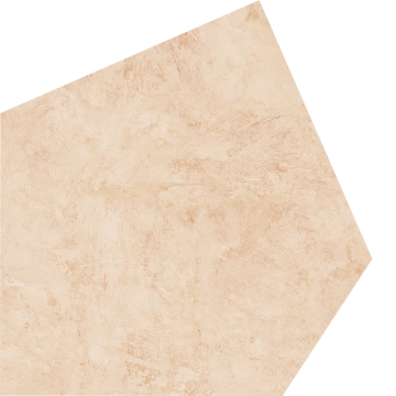 Aromas Large Pentagon 9AROMVANILARPENMAT - Vanilla, Mat, 120x120cm, 9.00mm, Rectified