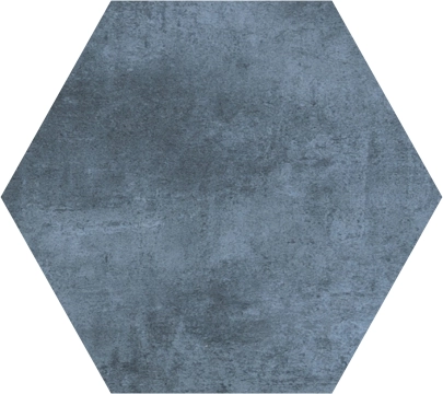 Krea Small Hexagon PO9ESABLUE - Blue, Mat, 18x16cm, 4.80mm, Rectified