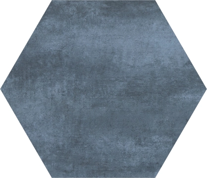 Krea Large Hexagon PO1818ESABLUE - Blue, Mat, 36x31cm, 4.80mm, Rectified