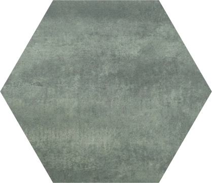 Krea Large Hexagon PO1818ESAGREEN - Green, Mat, 36x31cm, 4.80mm, Rectified