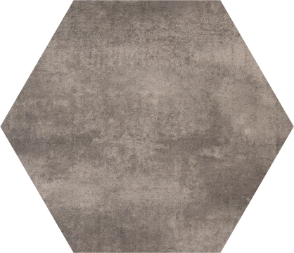 Krea Large Hexagon PO1818ESANUT - Nut, Mat, 36x31cm, 4.80mm, Rectified