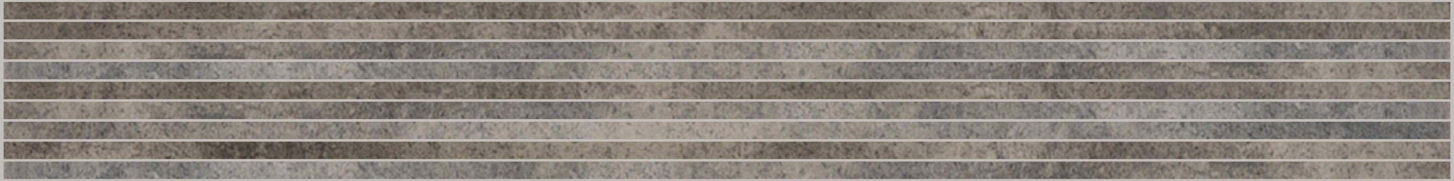 Krea Mosaico Stripes 4.8MOS120STRKREASILV - Silver, Mat, 15x120cm, 4.80mm, Rectified