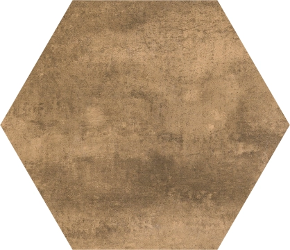 Krea Large Hexagon PO1818ESAORANGE - Orange, Mat, 36x31cm, 4.80mm, Rectified