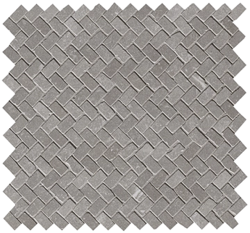 Maku Mosaico Spina fMKY - Grey, Matt, 30x30cm, 9.00mm, Not rectified