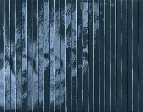 Glim Tratti Mosaico fROT - Blu Navy, Brillante, 24x30.5cm, 9.00mm, Not rectified