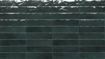 Glim fRMV - Petrolio, Brillante, 6x24cm, 8.50mm, Not rectified