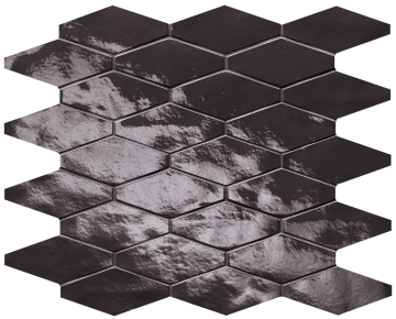 Glim Rombi Mosaico fRXB - Lavagna, Brillante, 31x35.5cm, 9.00mm, Not rectified
