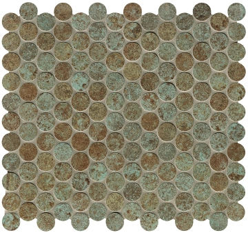 Sheer Round mosaico fPDJ - Deco, Matt, 29.5x32.5cm, 9.00mm, Not rectified