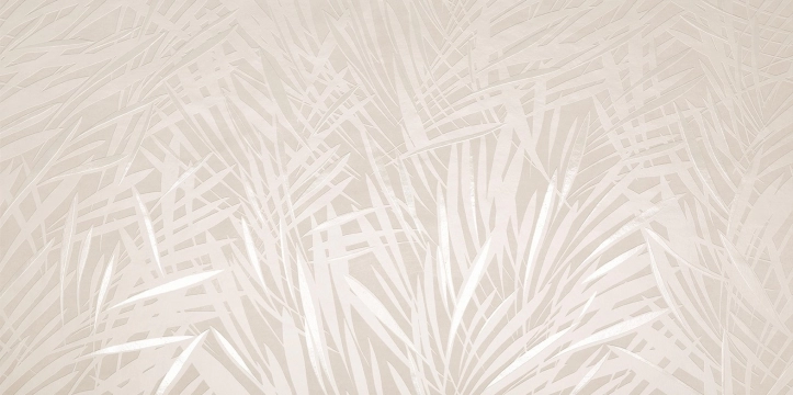 Sheer Inserto Leaves fPDQ - White, Matt, 80x160cm, 9.00mm, Rectified