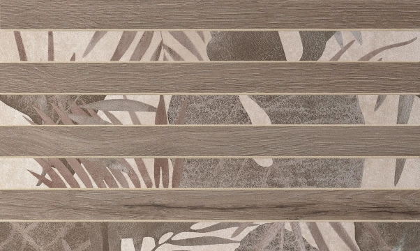 Ylico Mosaico Tropical Garden fRC8 - Rust, Matt, 30.5x50cm, 9.00mm, Not rectified