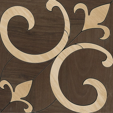 Nuances Classic Tappeto fJY5 - Faggio Noce, Matt, 45x45cm, 9.50mm, Rectified