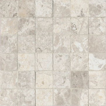 Nativa Macromosaico fQNW - White, Satin, 30x30cm, 9.50mm, Not rectified