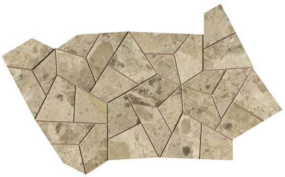 Nativa Mosaico Fly fQNN - Sand, Satin, 25x41.5cm, 9.50mm, Not rectified