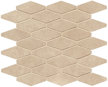 Nobu Rombi Macromosaico fRW1 - Beige, Matt, 31x35.5cm, 9.00mm, Not rectified