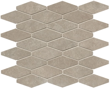 Nobu Rombi Macromosaico fRW3 - Grey, Matt, 31x35.5cm, 9.00mm, Not rectified