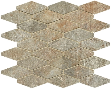 Nobu Rombi Macromosaico fRW4 - Slate, Matt, 31x35.5cm, 9.00mm, Not rectified
