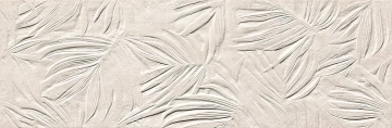 Nobu Fossil fRU0 - White, Matt, 25x75cm, 9.00mm, Not rectified
