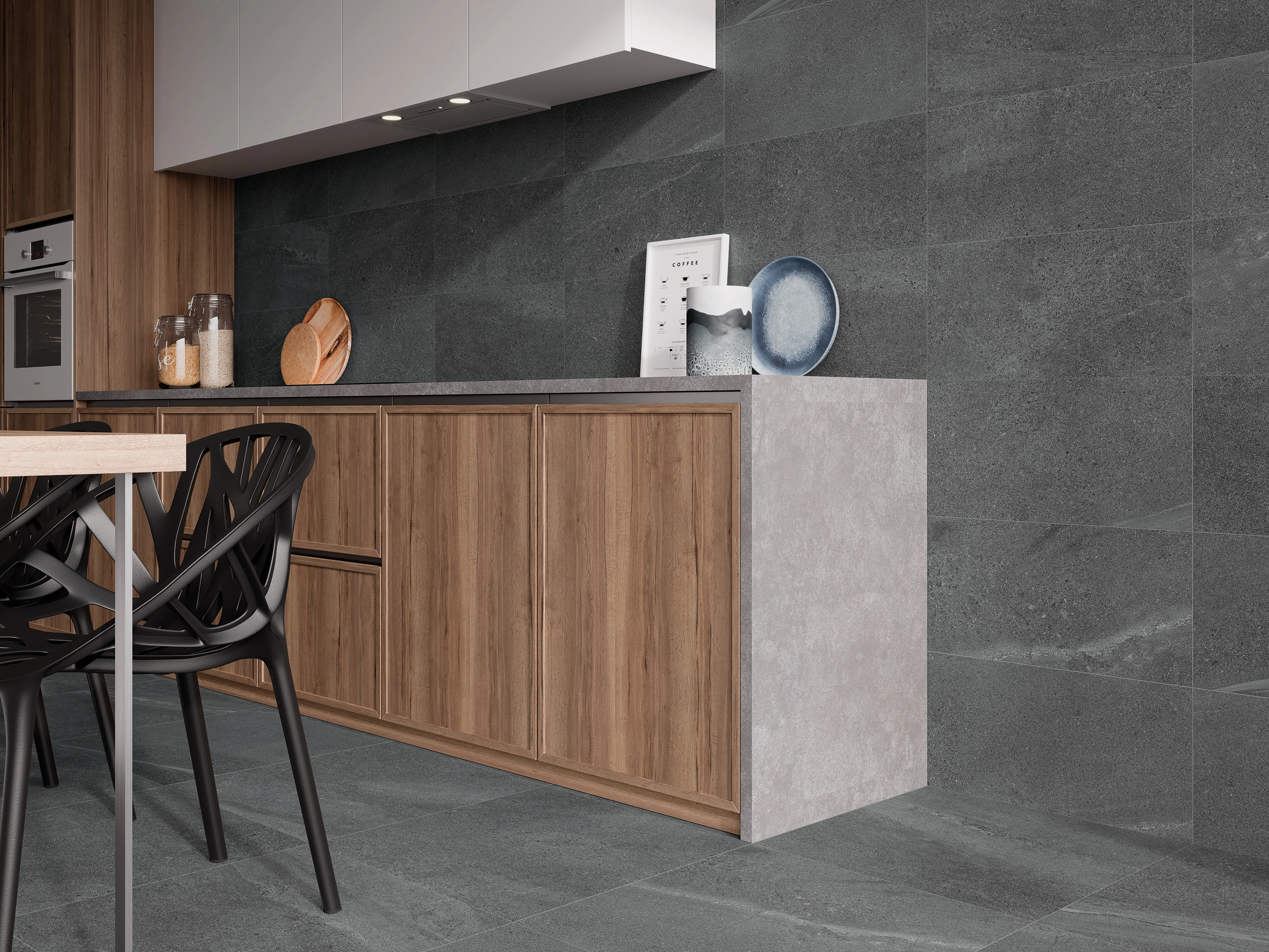 Fanal Tyndall, Concrete; Stone