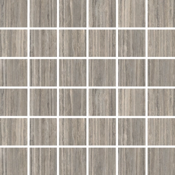 Stone Revolution Mosaico B70176 - Travertino Roma, Strutturata, 30x30cm, 8.50mm, not-rectified