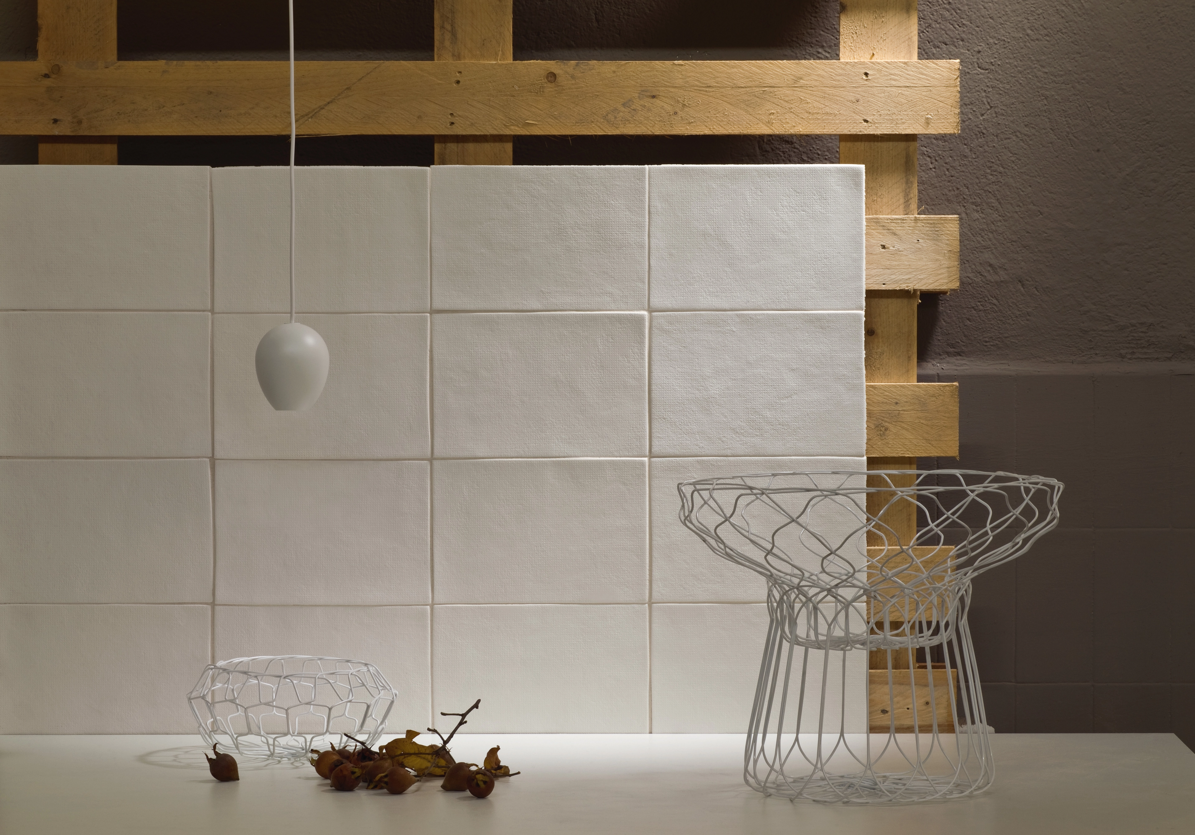 Mutina Bas Relief, Fabric; Concrete