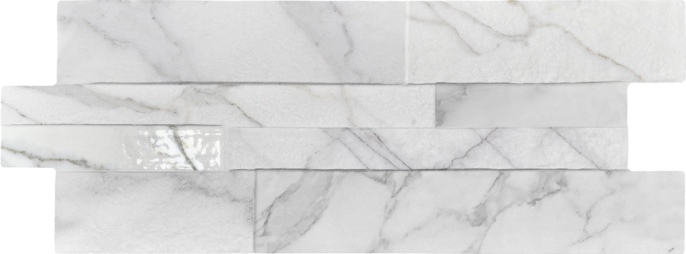 Royal 16KROST - Statutario, Natural, 16x40cm, 12.00mm, Rectified