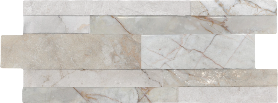 Royal 16KROCA - Calacatta, Natural, 16x40cm, 12.00mm, Rectified