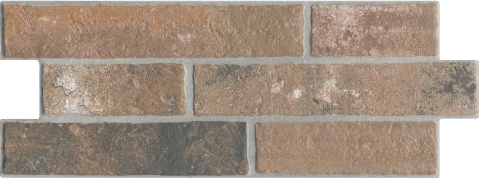 Argille - Rame, Natural, 16x40cm, 10.00mm, Rectified