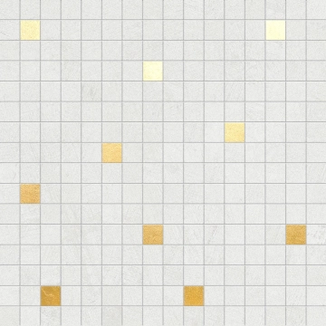 Impulse Mosaico 221429 - Gold White, Matt, 12.01x12.01