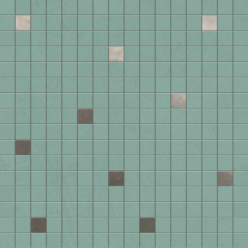 Impulse Mosaico 221427 - Turquoise, Matt, 12.01x12.01
