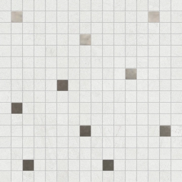 Impulse Mosaico 221424 - Metal White, Matt, 12.01x12.01