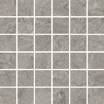 Mindwalk Mosaico 5x5 P011097 - Grey, Naturale, 30x30cm, 8.50mm, Not rectified