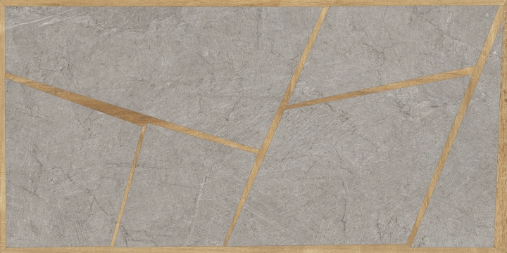 Mindwalk Woody P011642 - Grey, Naturale, 60x120cm, 8.50mm, Rectified