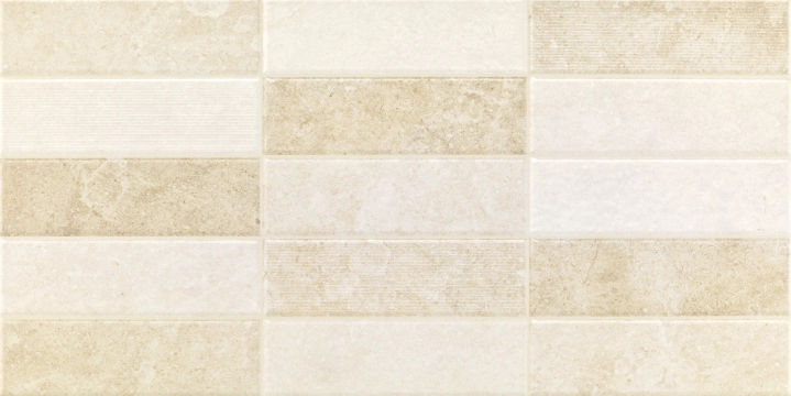 Valparaiso Decor Beige, Matt, 30x60cm, 10.00mm, Not rectified