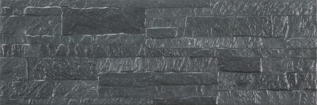 Staus Black, Matt, 20.5x61.6cm, 10.00mm, Not rectified
