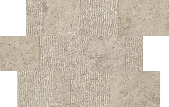 Nativa Mosaico Lapis Mix NA096 - Tibur, Naturale, 30x40cm, 9.00mm, not-rectified