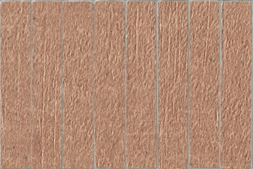 Terra Crea Mosaico 3,2x20 TE119 - Mattone, Naturale, 20x30cm, 9.00mm, Not rectified