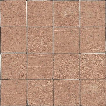 Terra Crea Mosaico 7,5x7,5 TE114 - Mattone, Naturale, 30x30cm, 9.00mm, Not rectified