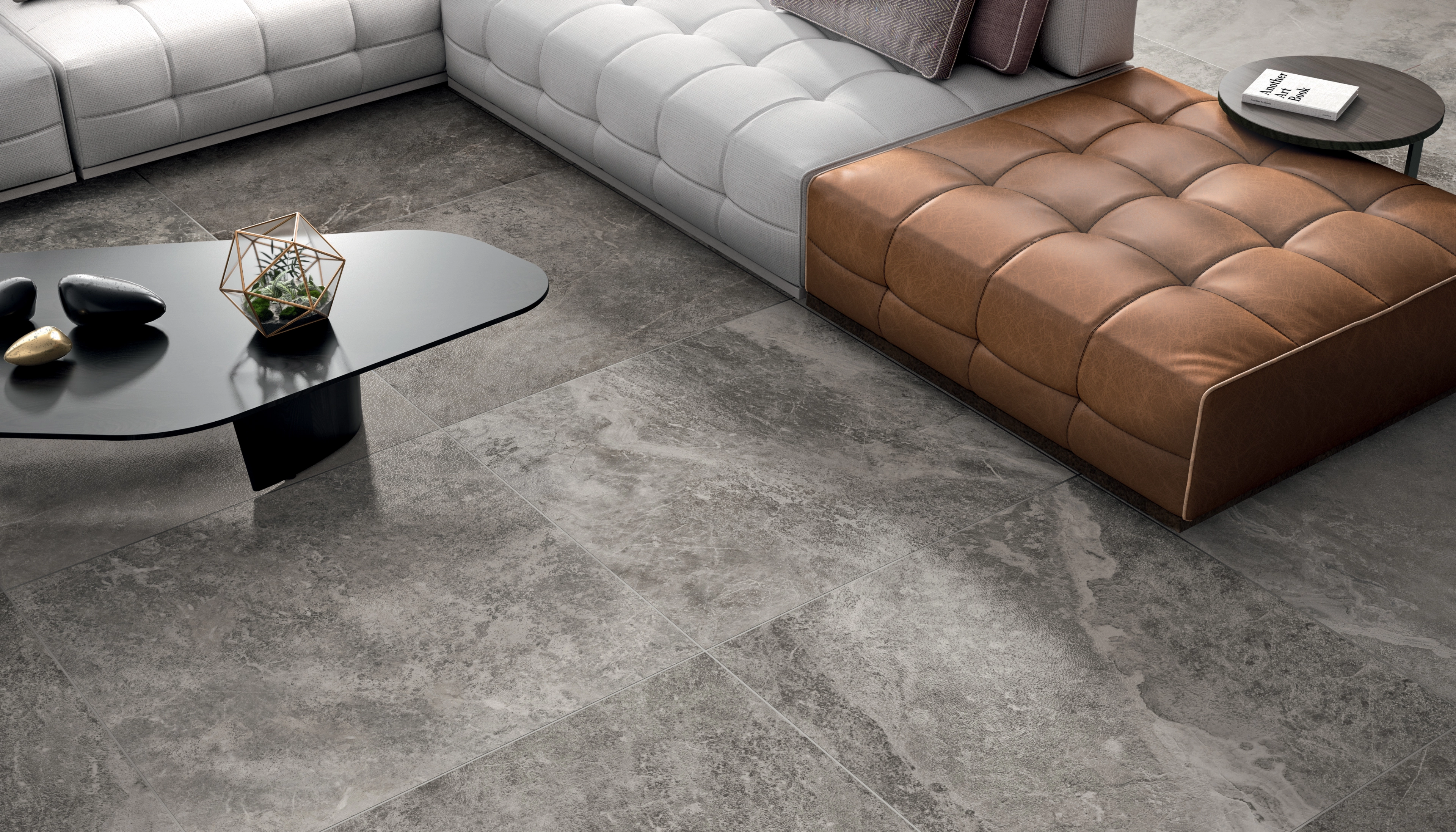 Gardenia Orchidea Origini Crux Grey, Naturale, 100x100cm, 8.50mm
