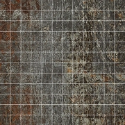 Cast Iron Mosaico 2,5x2,5 8431940276415 - Black, Naturale, 29.75x29.75cm, 11.00mm, Not rectified