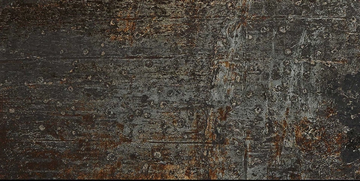 Cast Iron Listello 8431940276682 - Black, Naturale, 7.30x59.55cm, 11.00mm, Not rectified