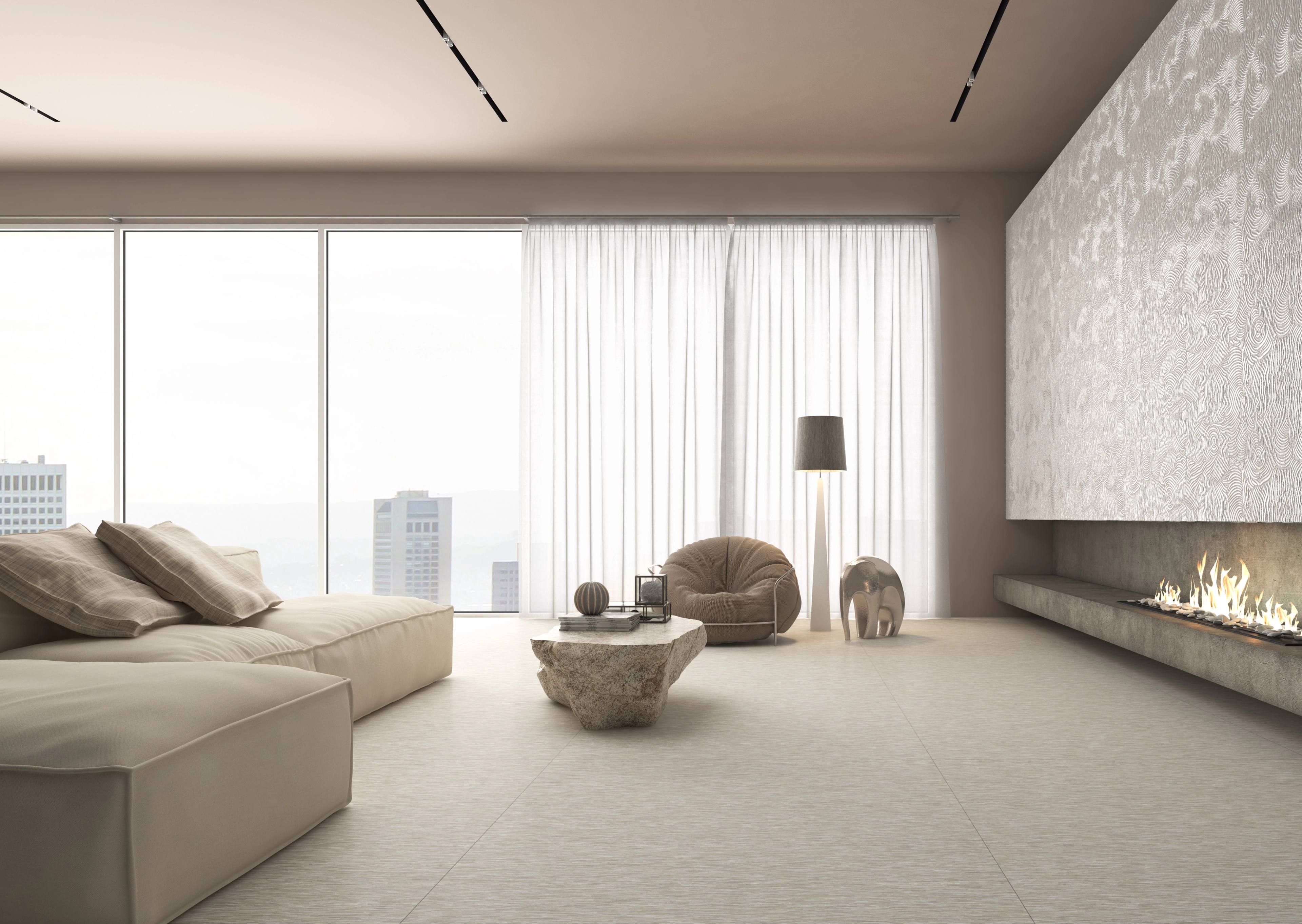 Apavisa Filo, Concrete; Stone