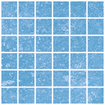 Fire Mosaico 5x5 8431940375378 - Blue, Naturale, 29.75x29.75cm, 10.00mm, Not rectified