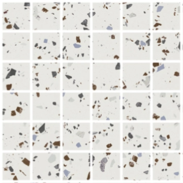 South Mosaico 5x5 8431940374197 - White, Naturale, 29.75x29.75cm, 10.00mm, Not rectified